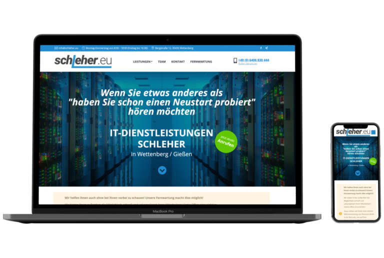 Komplett DSGVO-konforme Webseiten bietet Ihnen Wolf Webentwicklung in Bad Homburg an